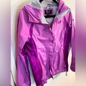 Purple Windbreaker Jacket by Mountain Hard Wear. Size Small.